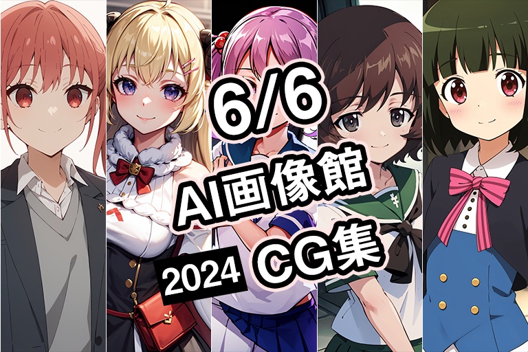 【6月6日】AI画像館CG集【2024】