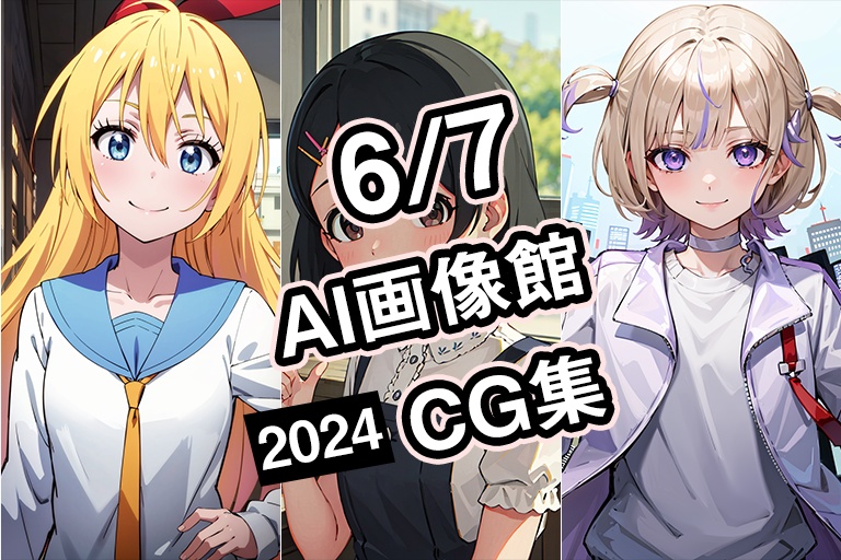 【6月7日】AI画像館CG集【2024】