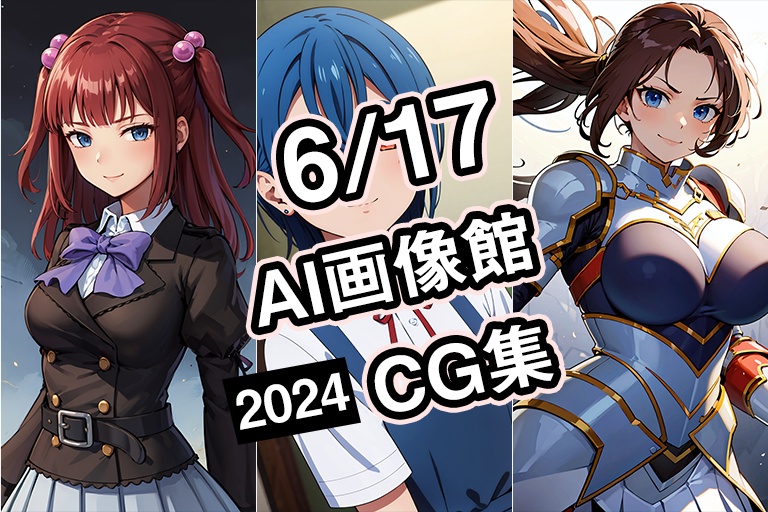 【6月17日】AI画像館CG集【2024】