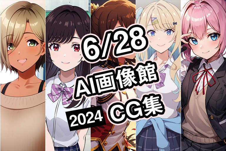 【6月28日】AI画像館CG集【2024】