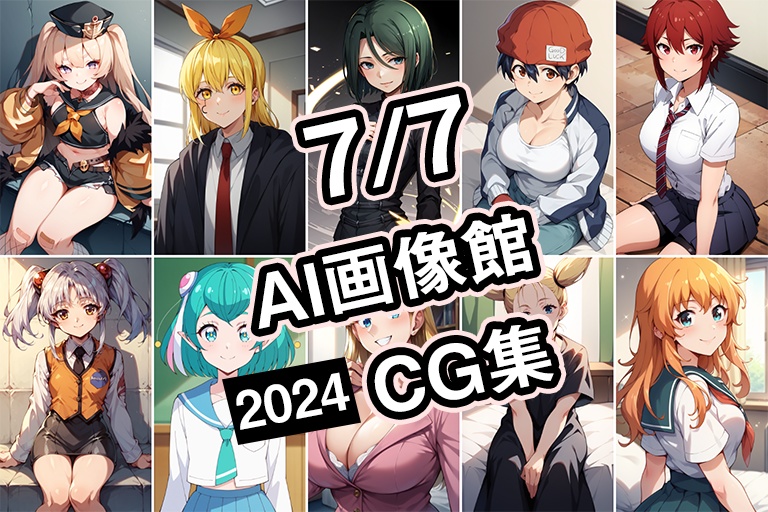 【7月7日】AI画像館CG集【2024】