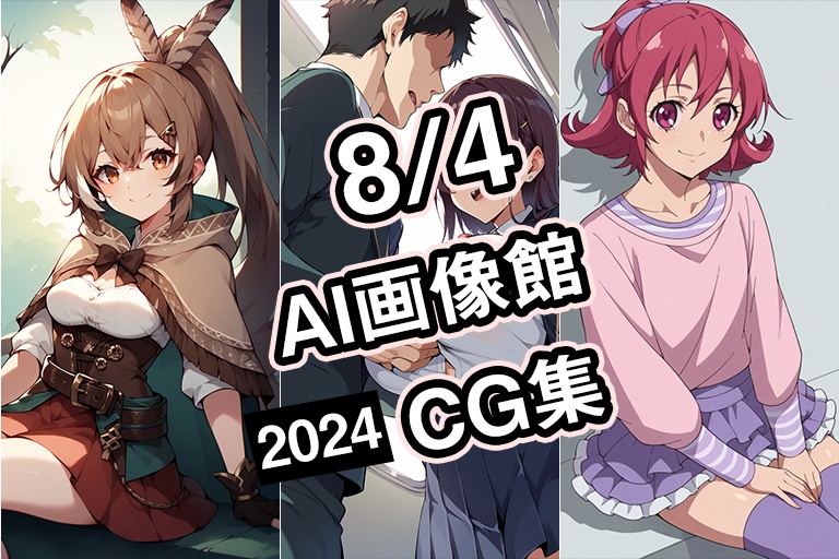 【8月4日】AI画像館CG集【2024】