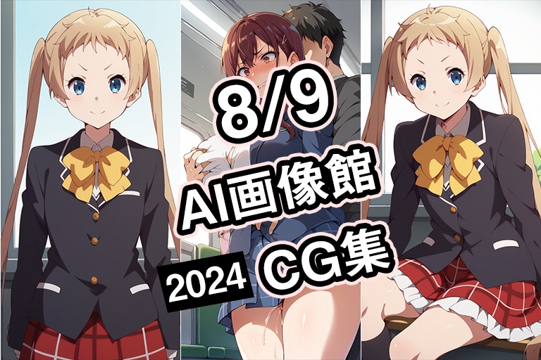 【8月9日】AI画像館CG集【2024】