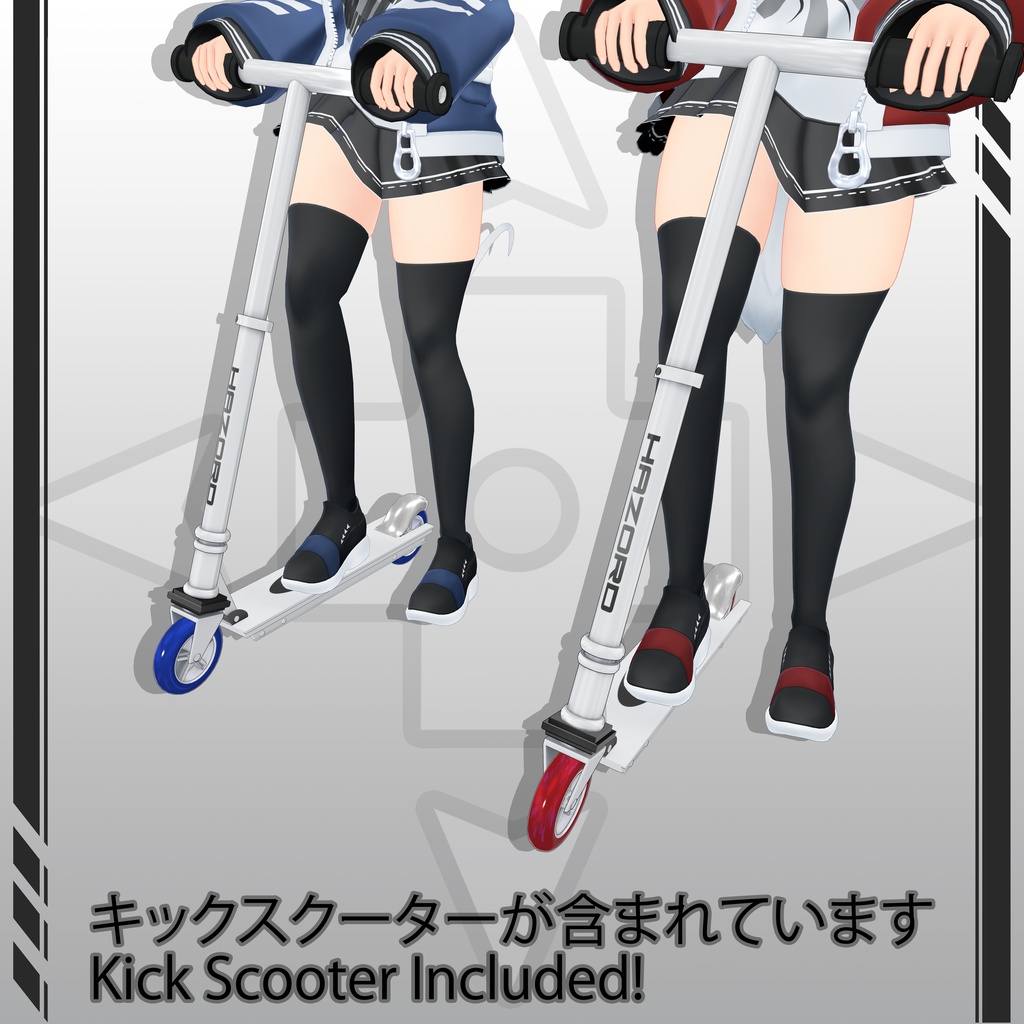 オリジナル3Dモデル 『Eimear - エイミア - & Psy -  サイ』