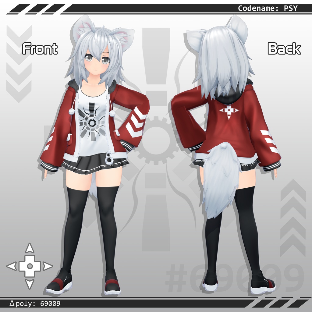 オリジナル3Dモデル 『Eimear - エイミア - & Psy -  サイ』