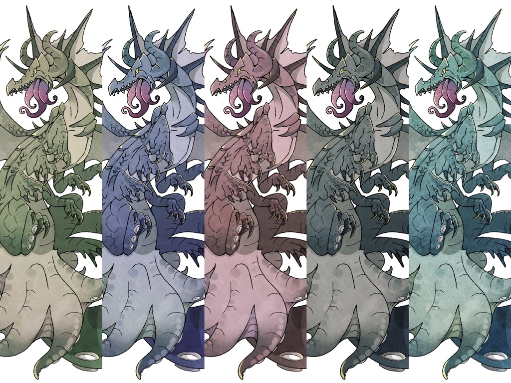 大いなるクトゥルフ(画像素材)