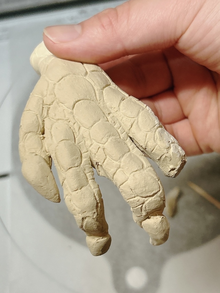 黄金龍の左手首