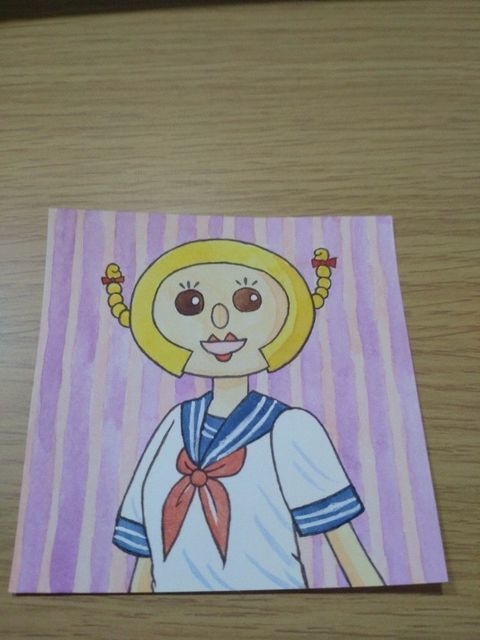 ハッチポッチステーション ファンアート セーラー服ダイヤさん