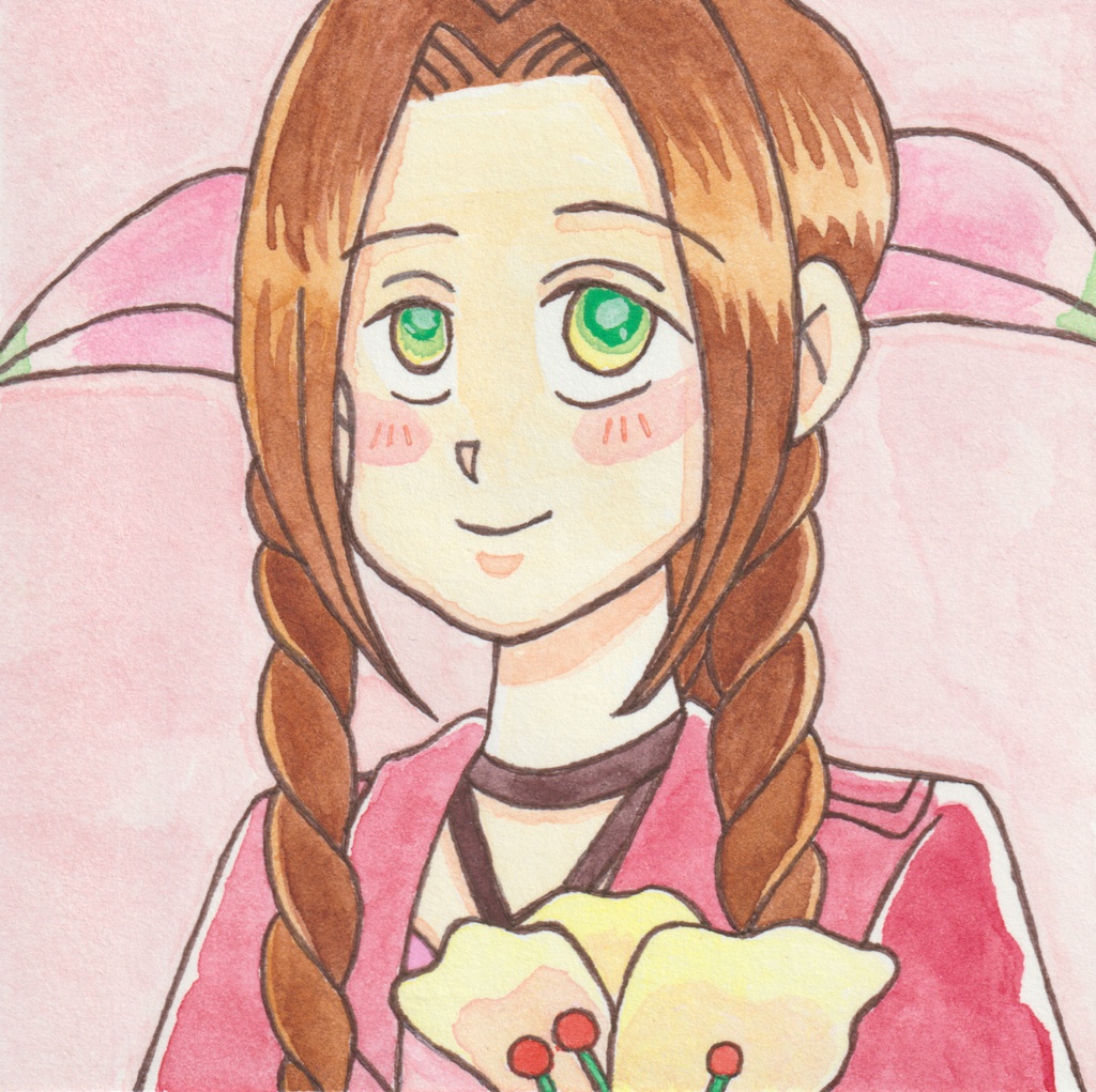FF7　ファンアート　エアリス