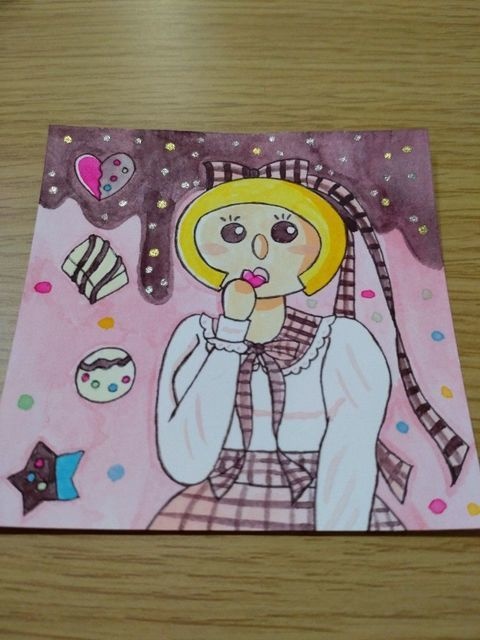 ハッチポッチステーション ファンアート ダイヤさんとバレンタイン