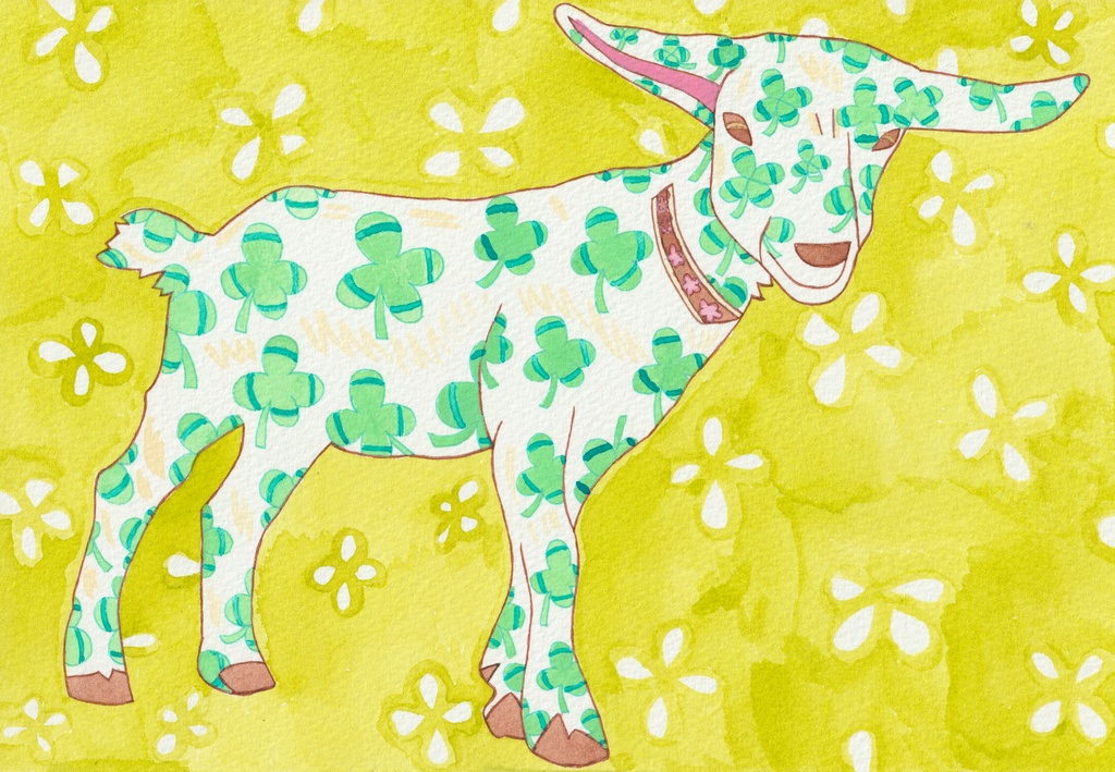 オリジナルイラスト　ヤギちゃん