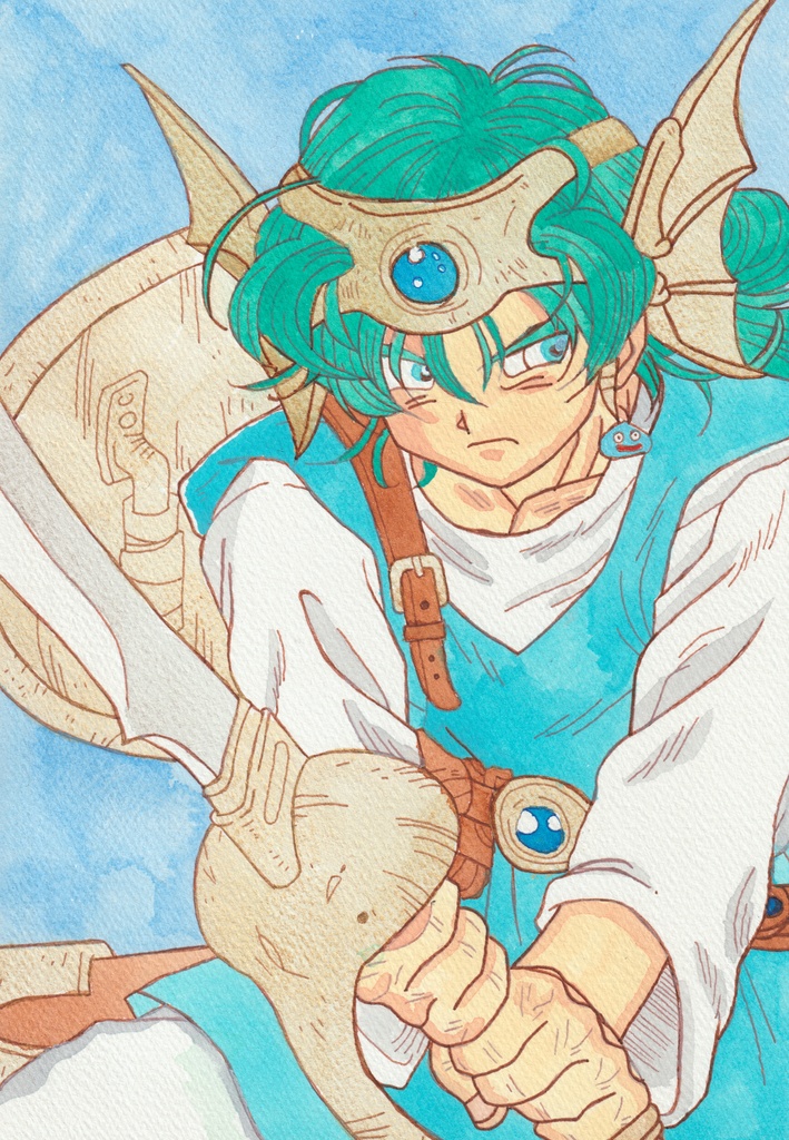 DQ4勇者　模写イラスト