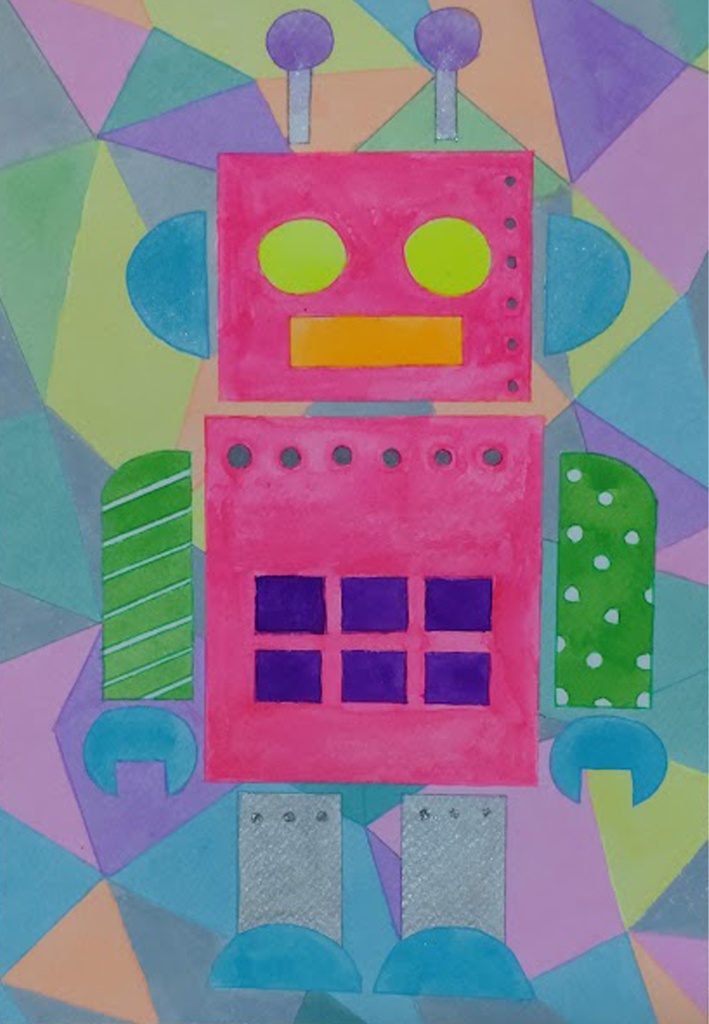 オリジナルイラスト　ロボット