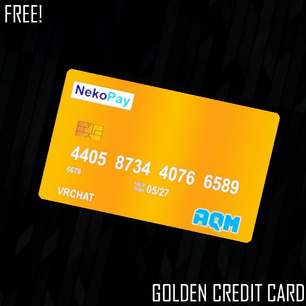 [0¥ / Free] Credit Card (クレジットカード)