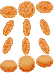 【ピクスク用アバター】焼餅＆拙劍（無料）