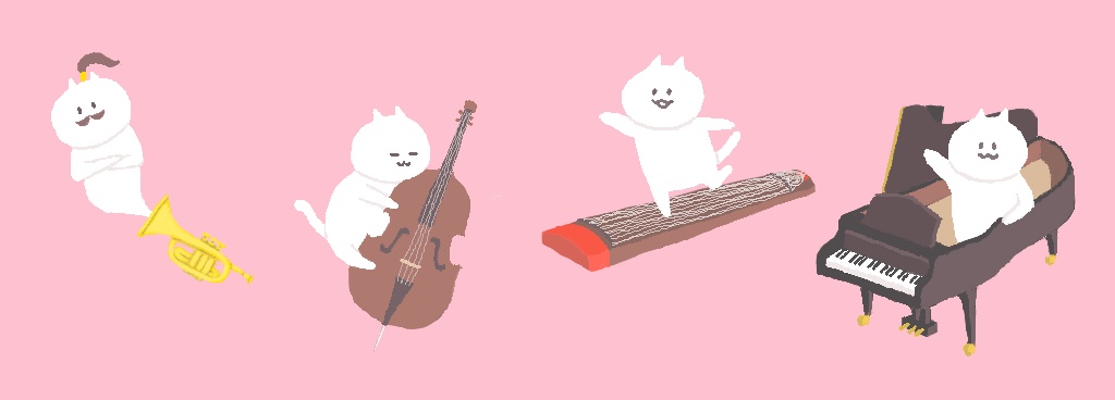 音楽好きのねこ