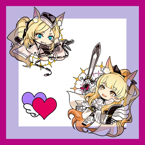 【予約再販】マリゾフィ(ブレミシャインxウィスラッシュ)_アクリルキーホルダー3個(キャラ2体チャーム1個)セット