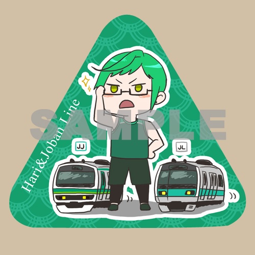 三角缶バッジ▲玻璃