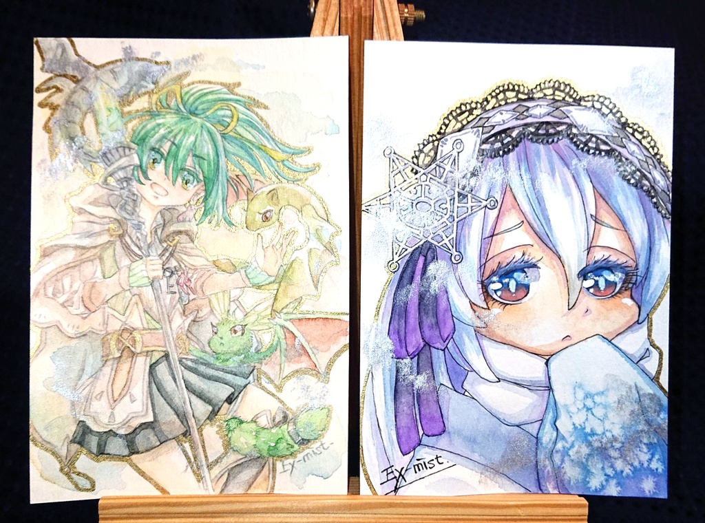 【一点物】手描きポストカード 各種