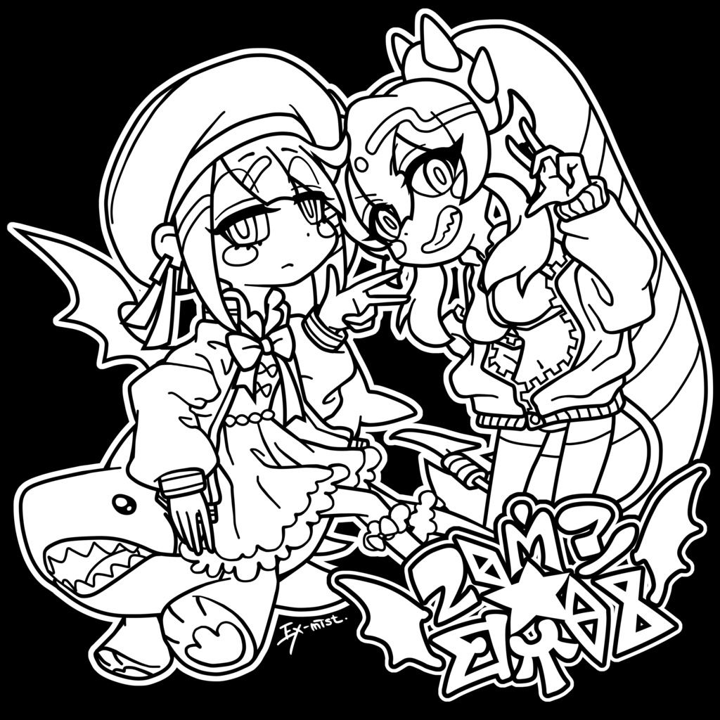 Live☆Twin 黒Tシャツ