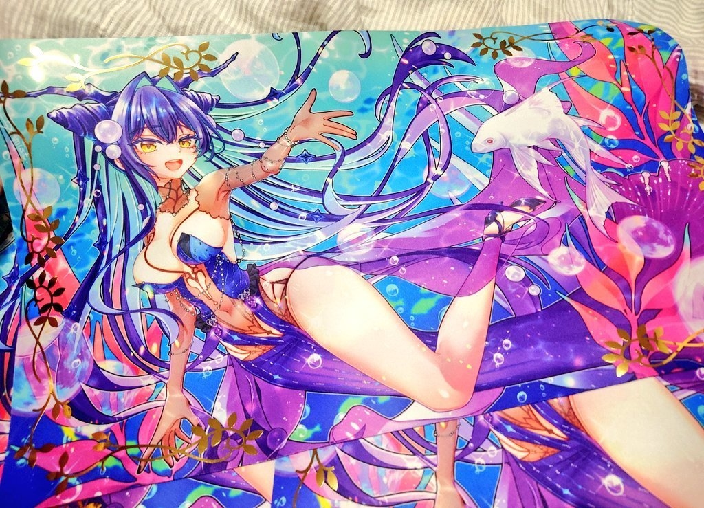 【箔押し】リトルマーメイド：アビスフラワープレイマット