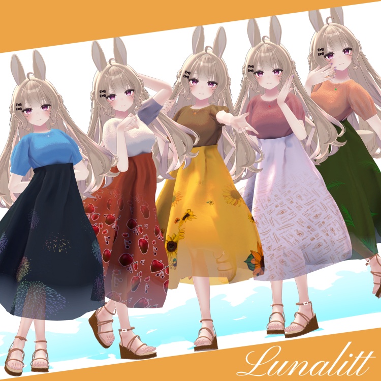💎セール中💎【5アバター対応】Summer Veil