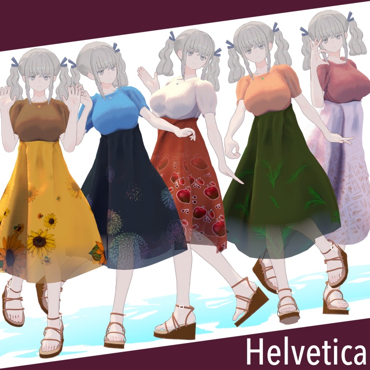 💎セール中💎【6アバター対応】Summer Veil