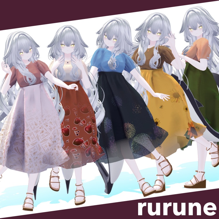 💎セール中💎【6アバター対応】Summer Veil