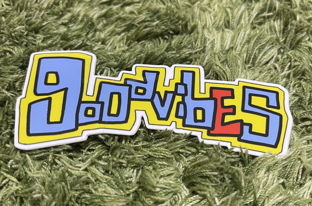 goOdvibES ステッカー！