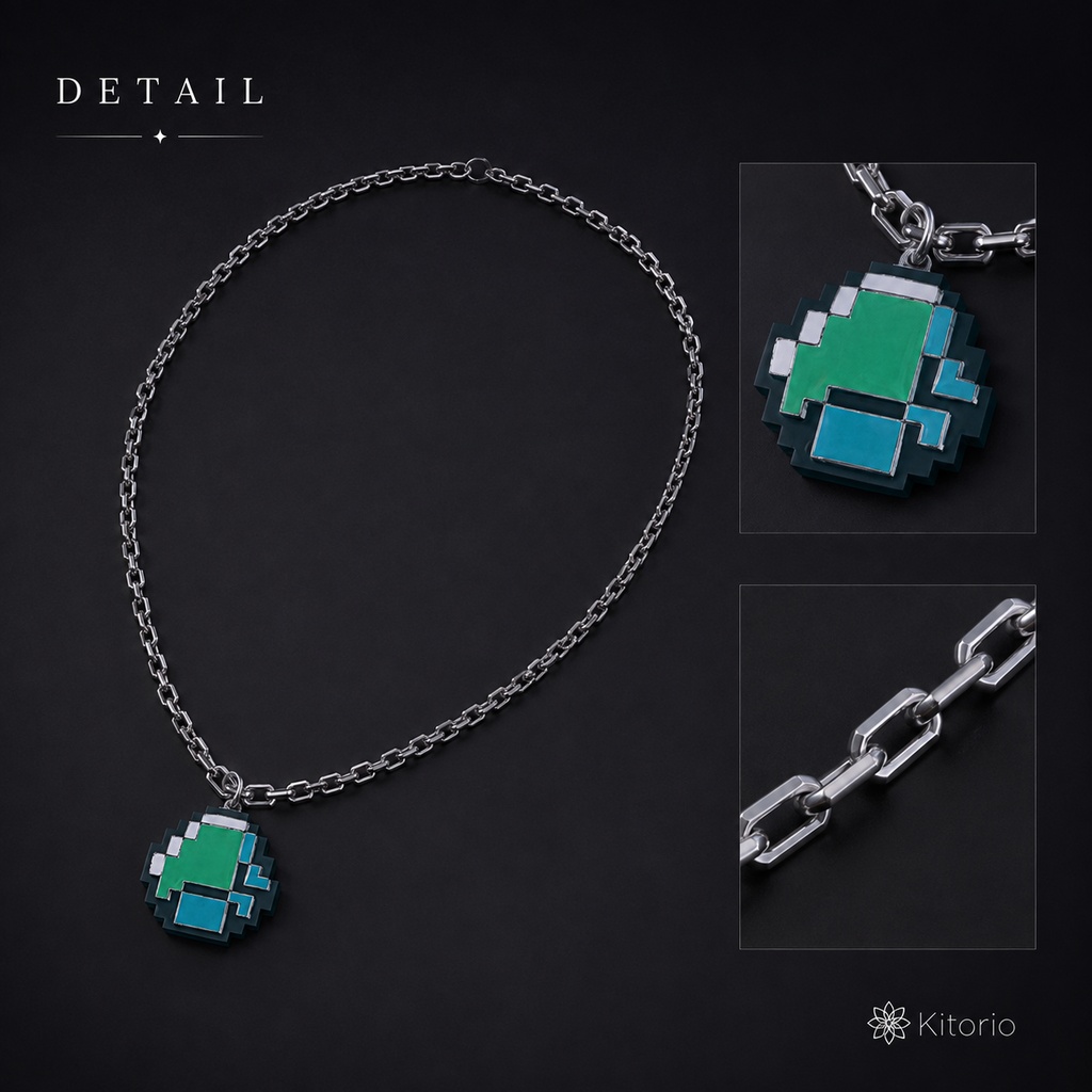 【VRChat向け】ピクセルポーションネックレス|Pixel Potion Necklace