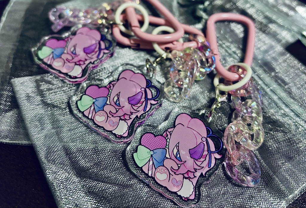 そざうさカラビナ付きキーホルダー