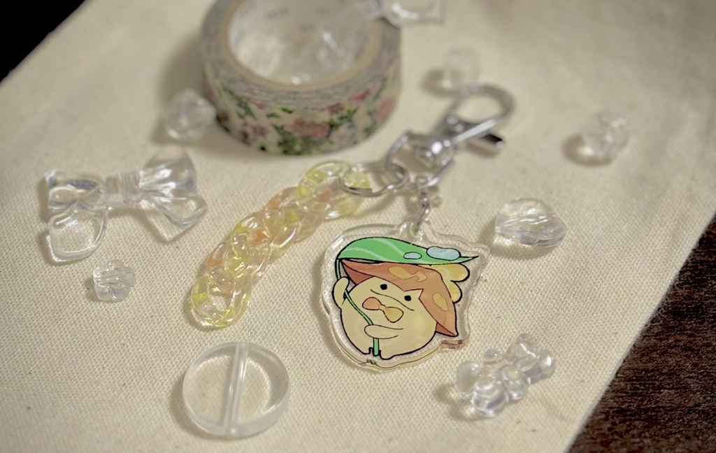 アランナラのアクリルキーホルダー