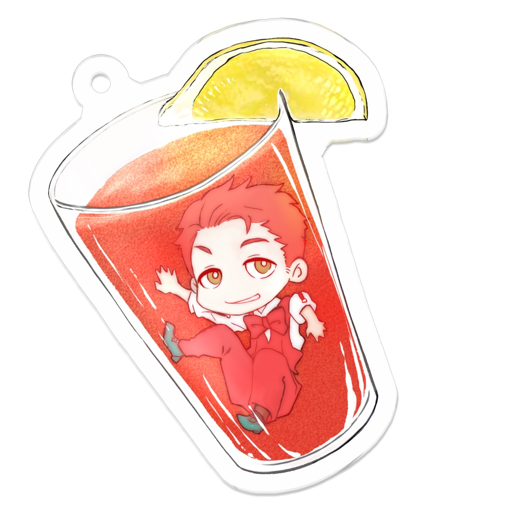 【アクリルキーホルダー】カクテル×先生≪Sho≫【夜のはなまる園】