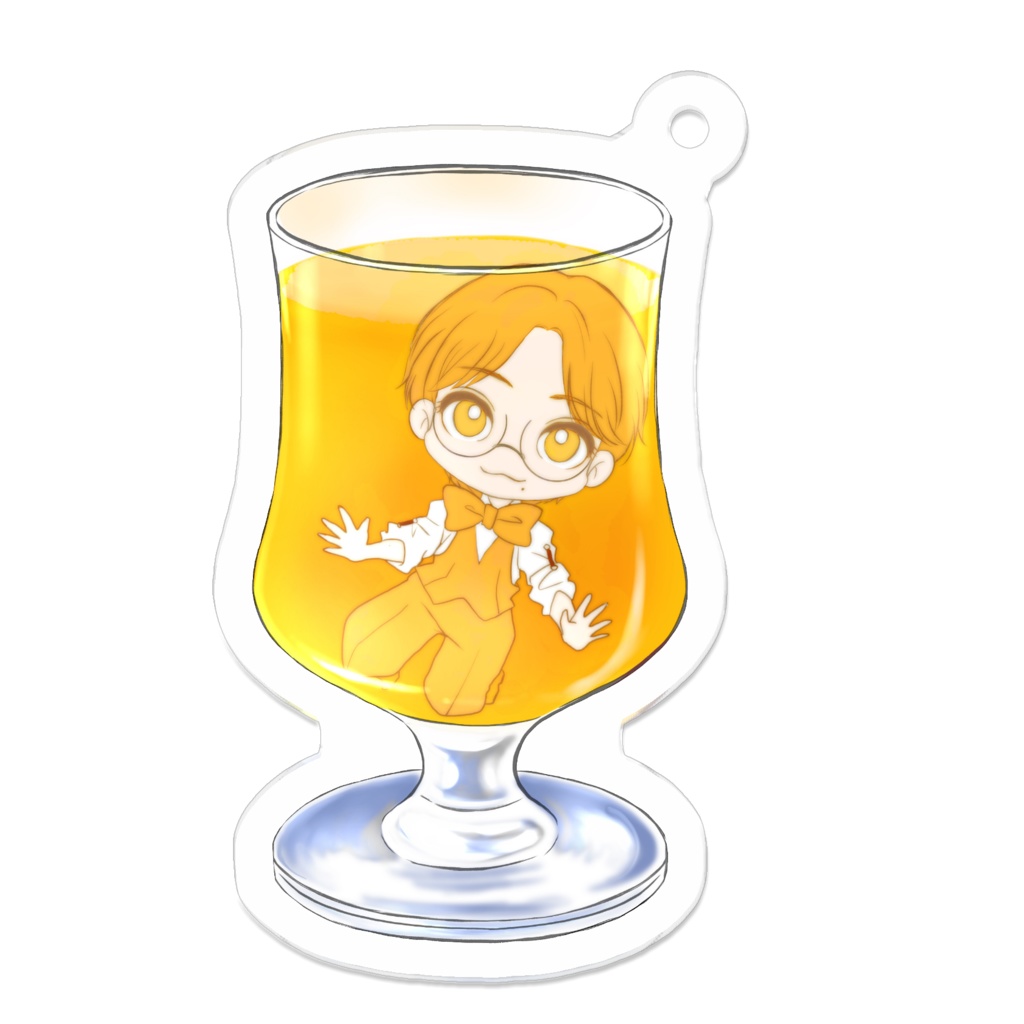 【アクリルキーホルダー】カクテル×先生《Ryo》【夜のはなまる園】