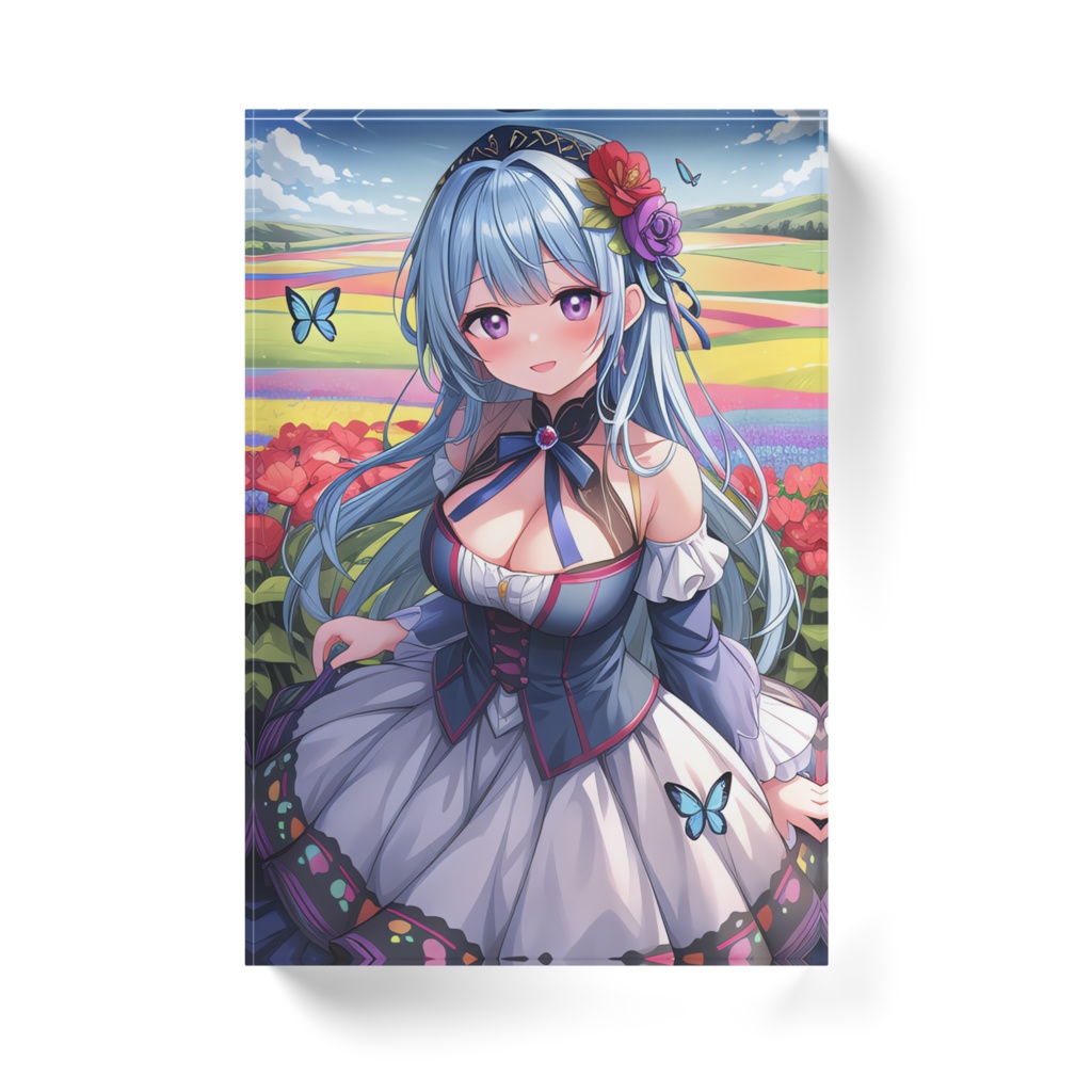 アクリルブロック「オリジナル 花畑」