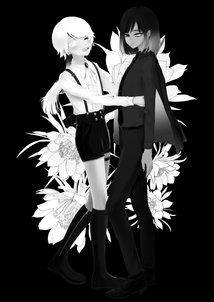 ポストカード2枚セット(片方サイン入り) AorB