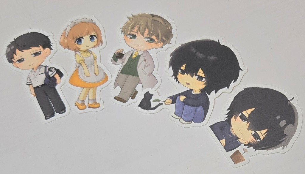 3人組ステッカーセット