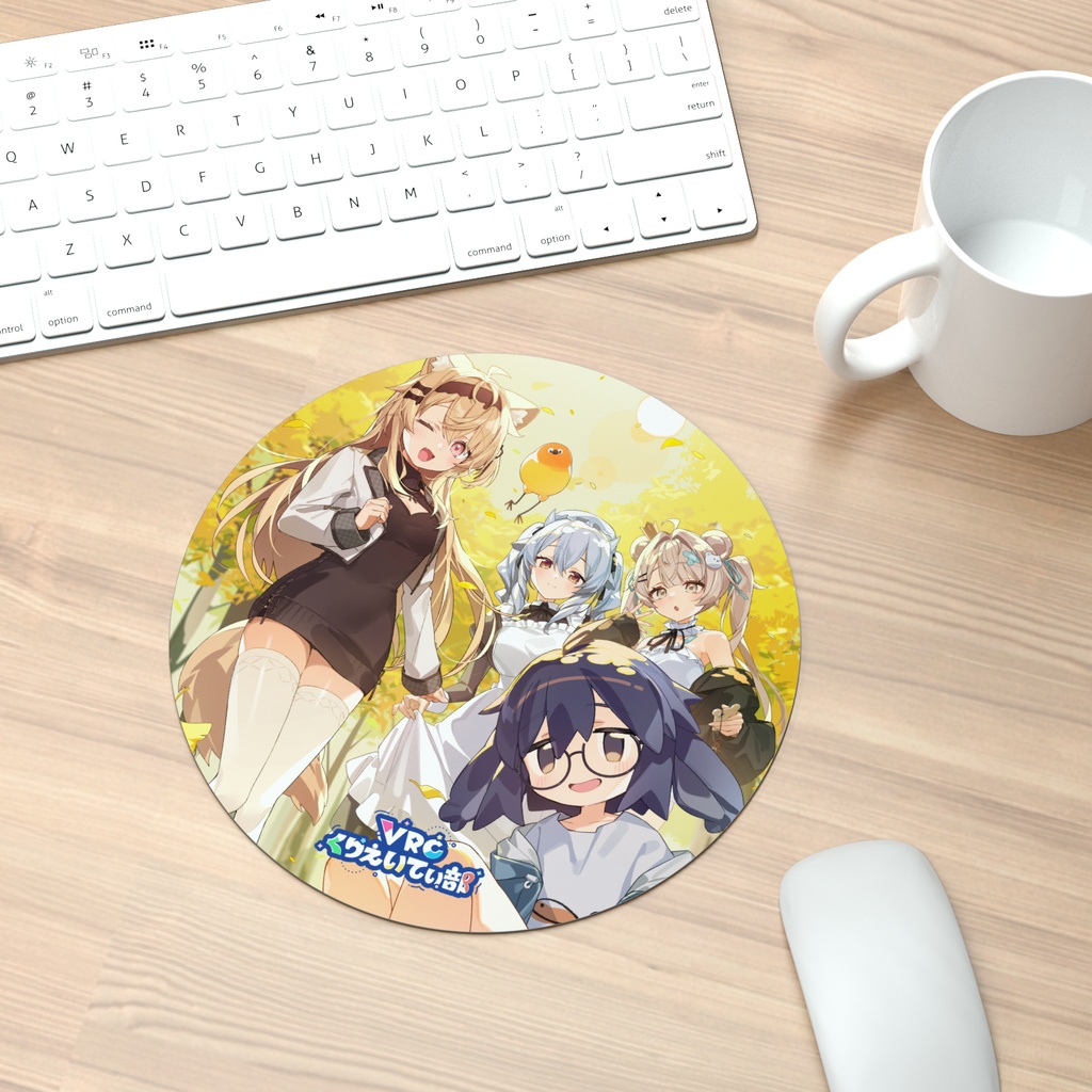 VRCくりえいてぃ部_円型マウスパッド