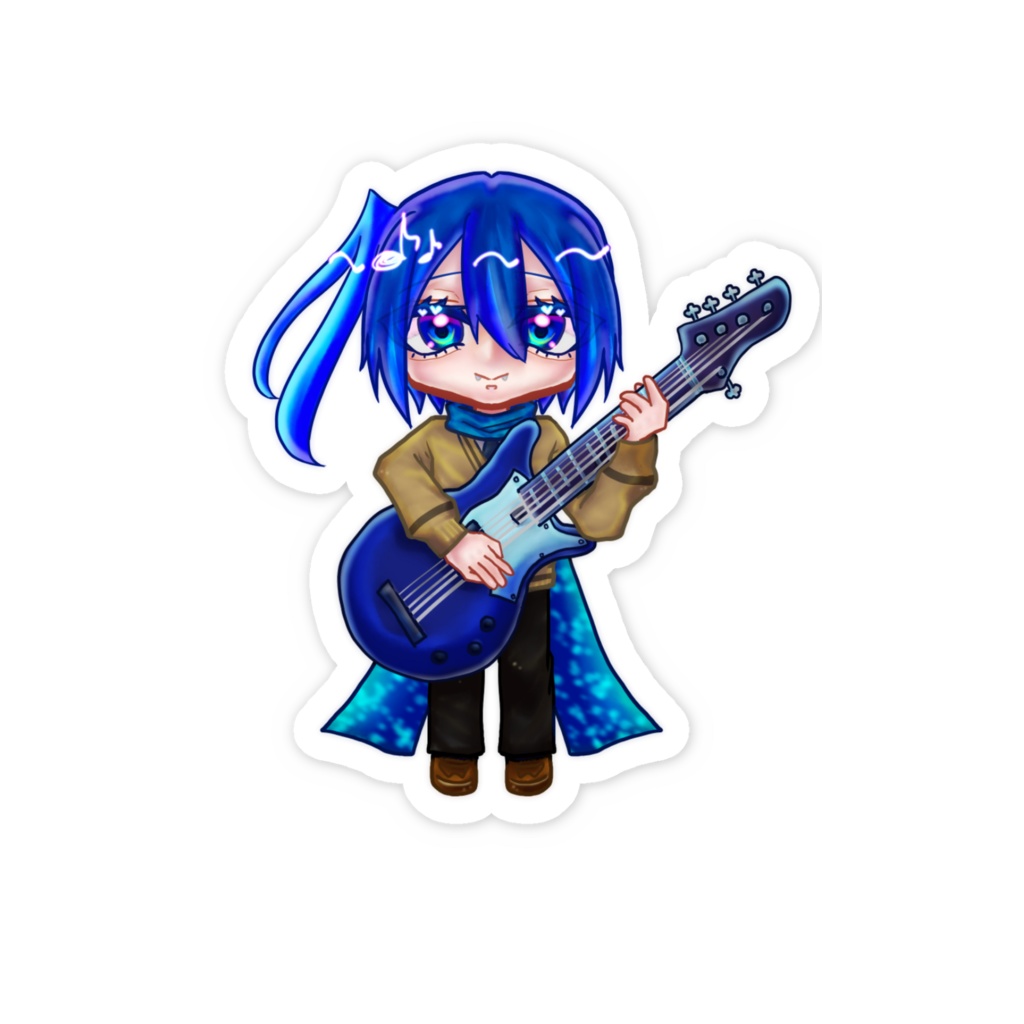 透唄氷雨 スマホステッカー