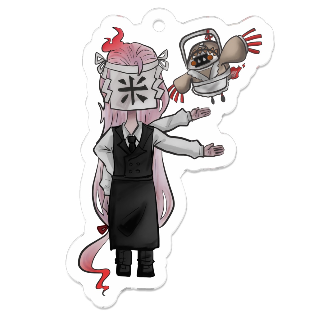 タキタテサマとサンゴウ アクキー 【カフェ】