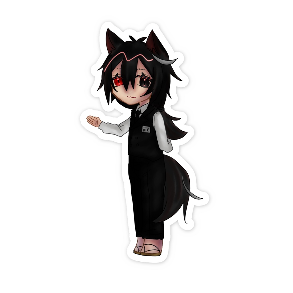 詠星牙狼-真月- ステッカー 【カフェ】