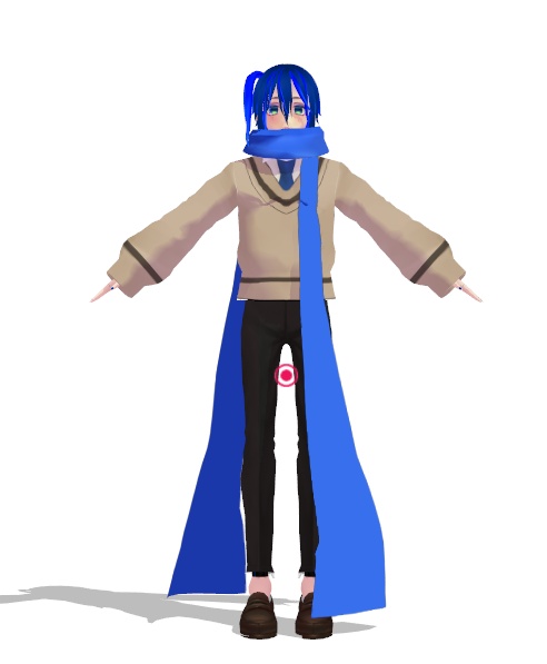 【MMDモデル配布】透唄氷雨【通常・和服・マリン】