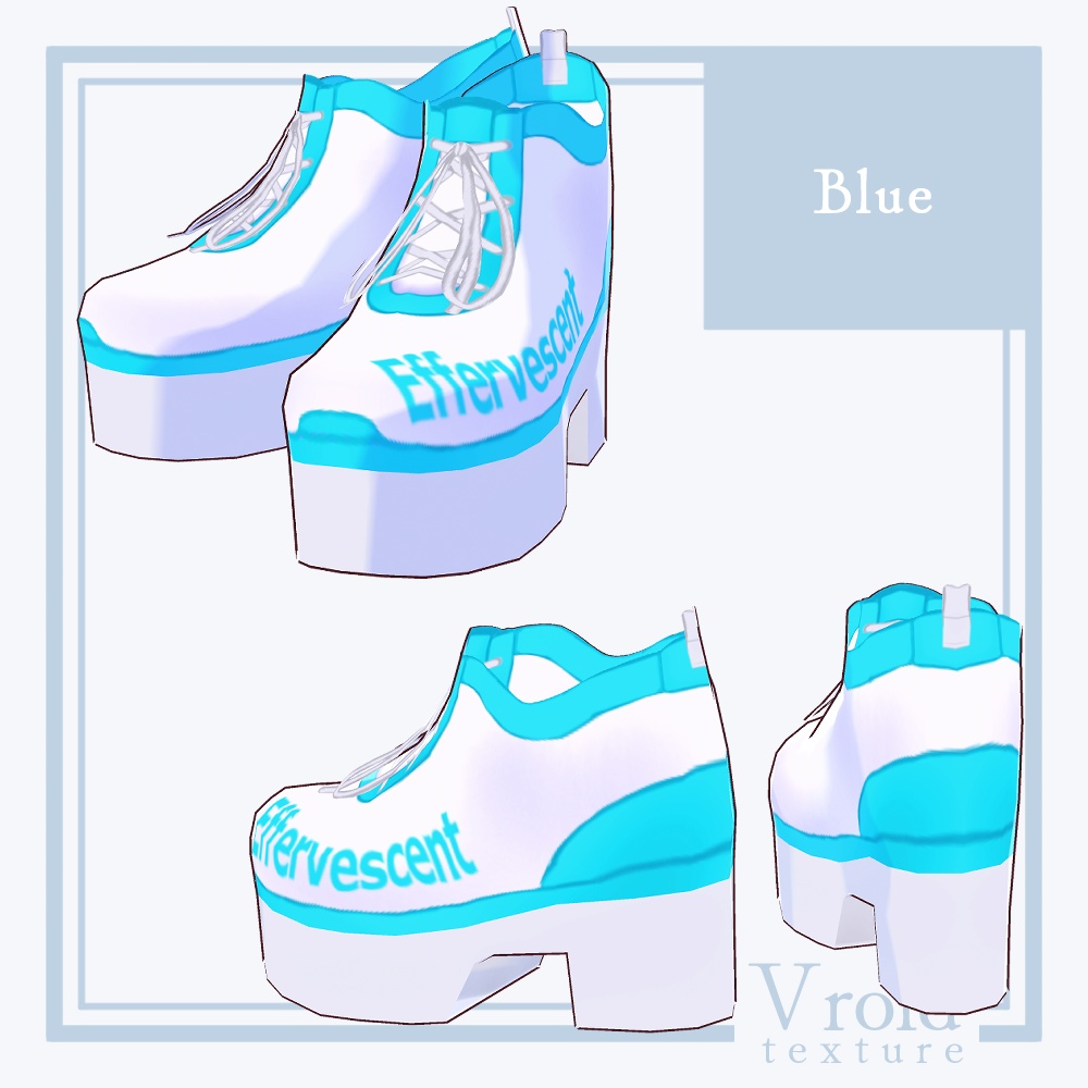 【24/10/21アップデート!】HC-02 Effervescent Ver.1【VRoid正式版対応】【VRoid stable ver.】【衣装+VRM形式モデル販売】