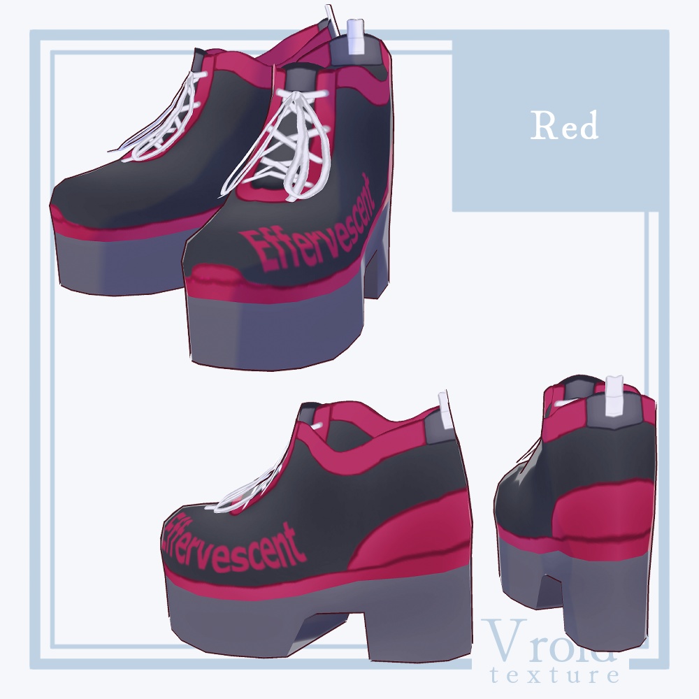 【24/10/21アップデート!】HC-02 Effervescent Ver.1【VRoid正式版対応】【VRoid stable ver.】【衣装+VRM形式モデル販売】