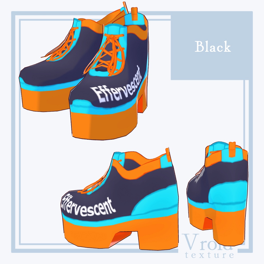 【24/10/21アップデート!】HC-02 Effervescent Ver.1【VRoid正式版対応】【VRoid stable ver.】【衣装+VRM形式モデル販売】