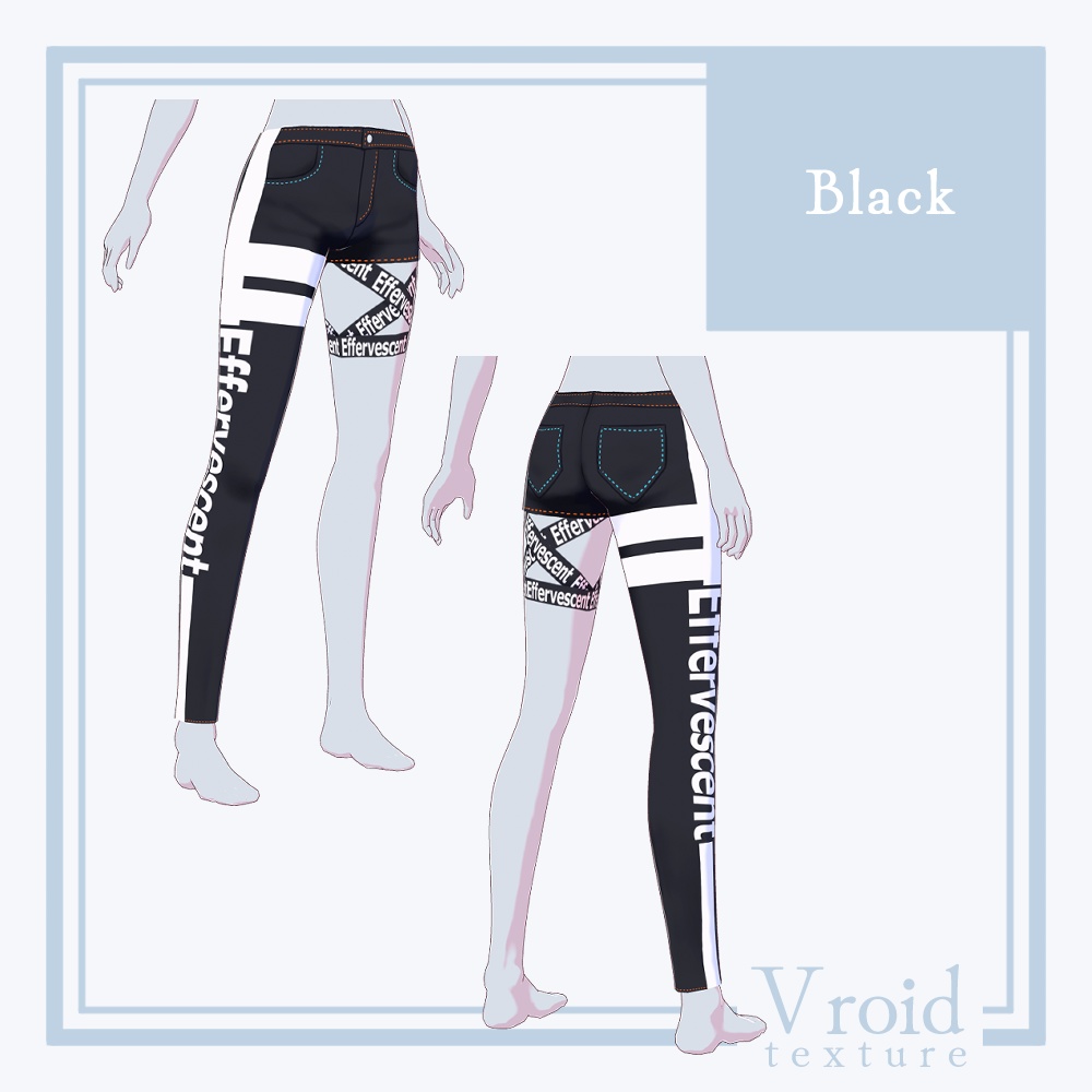 【24/10/21アップデート!】HC-02 Effervescent Ver.1【VRoid正式版対応】【VRoid stable ver.】【衣装+VRM形式モデル販売】