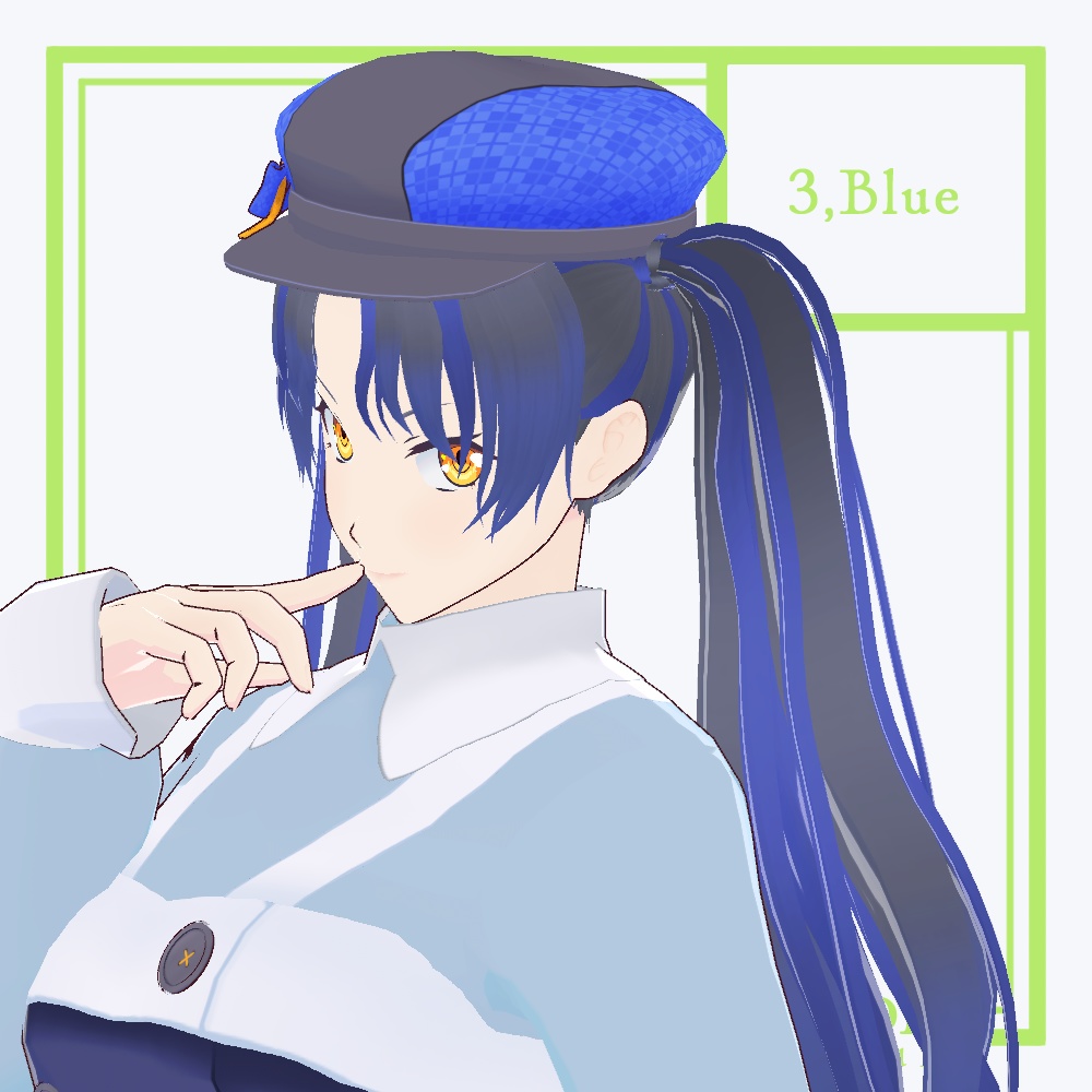 HC-06 Clover Ver2【VRoid正式版対応】【VRoid stable ver.】【衣装+VRM形式モデル販売】