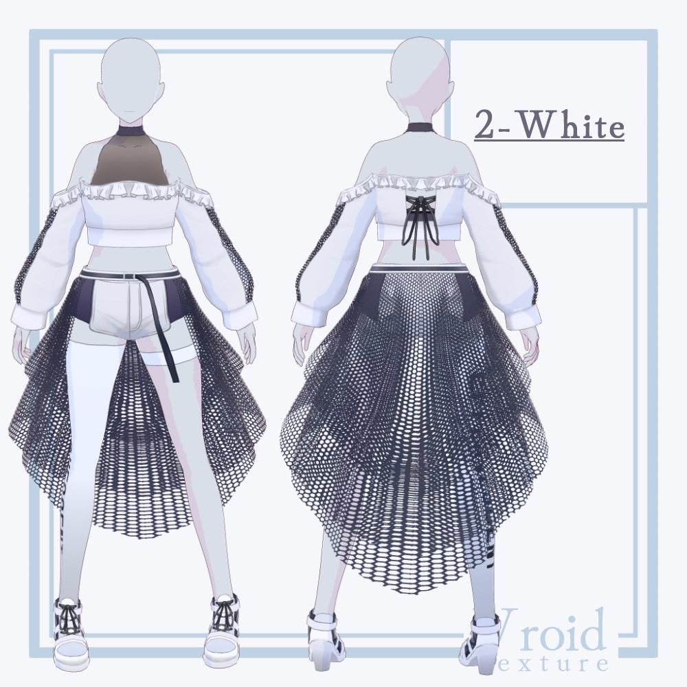 HC-07 Effervescent Ver.3【VRoid正式版対応】【VRoid stable ver.】【衣装販売】