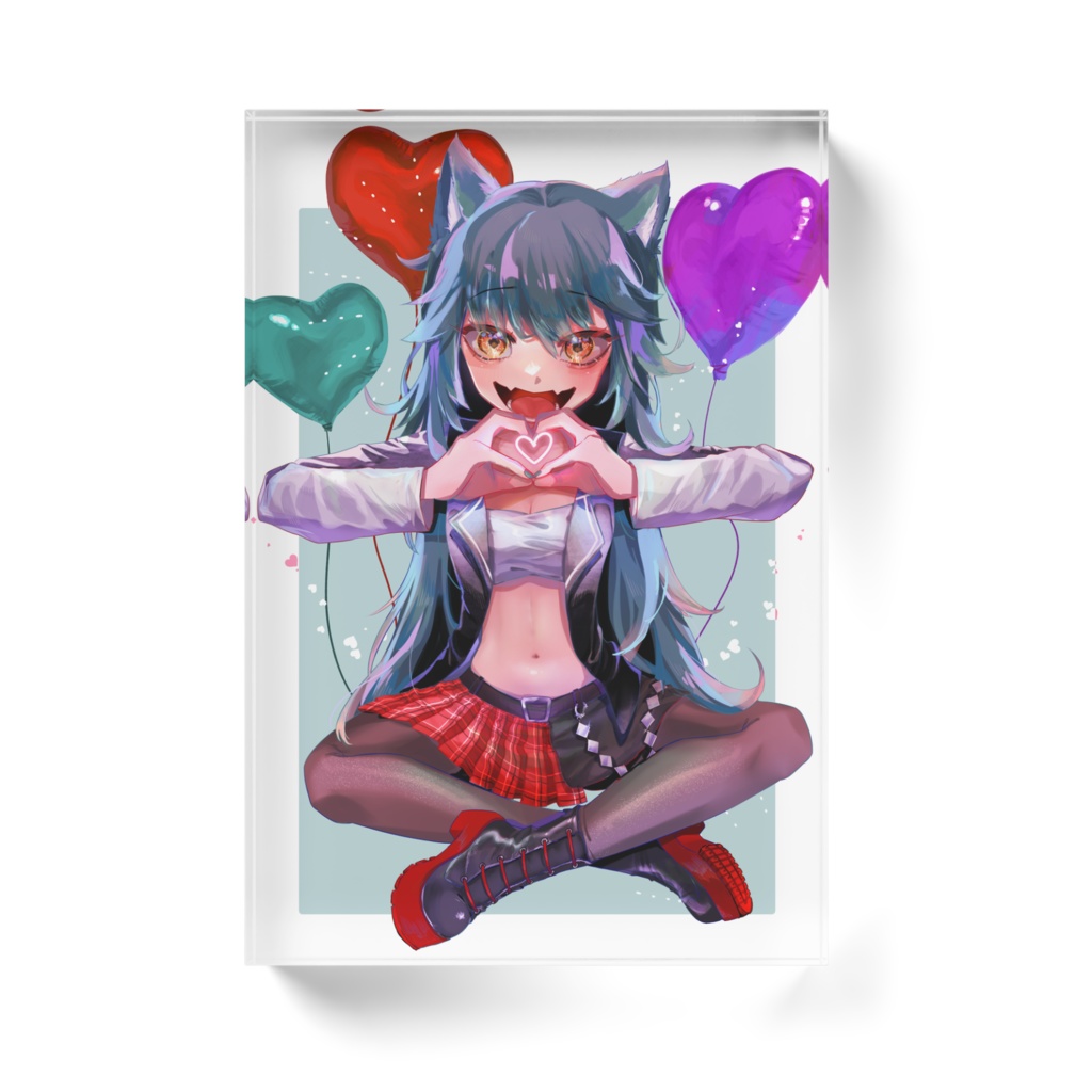 サキトちゃんアクリルブロック