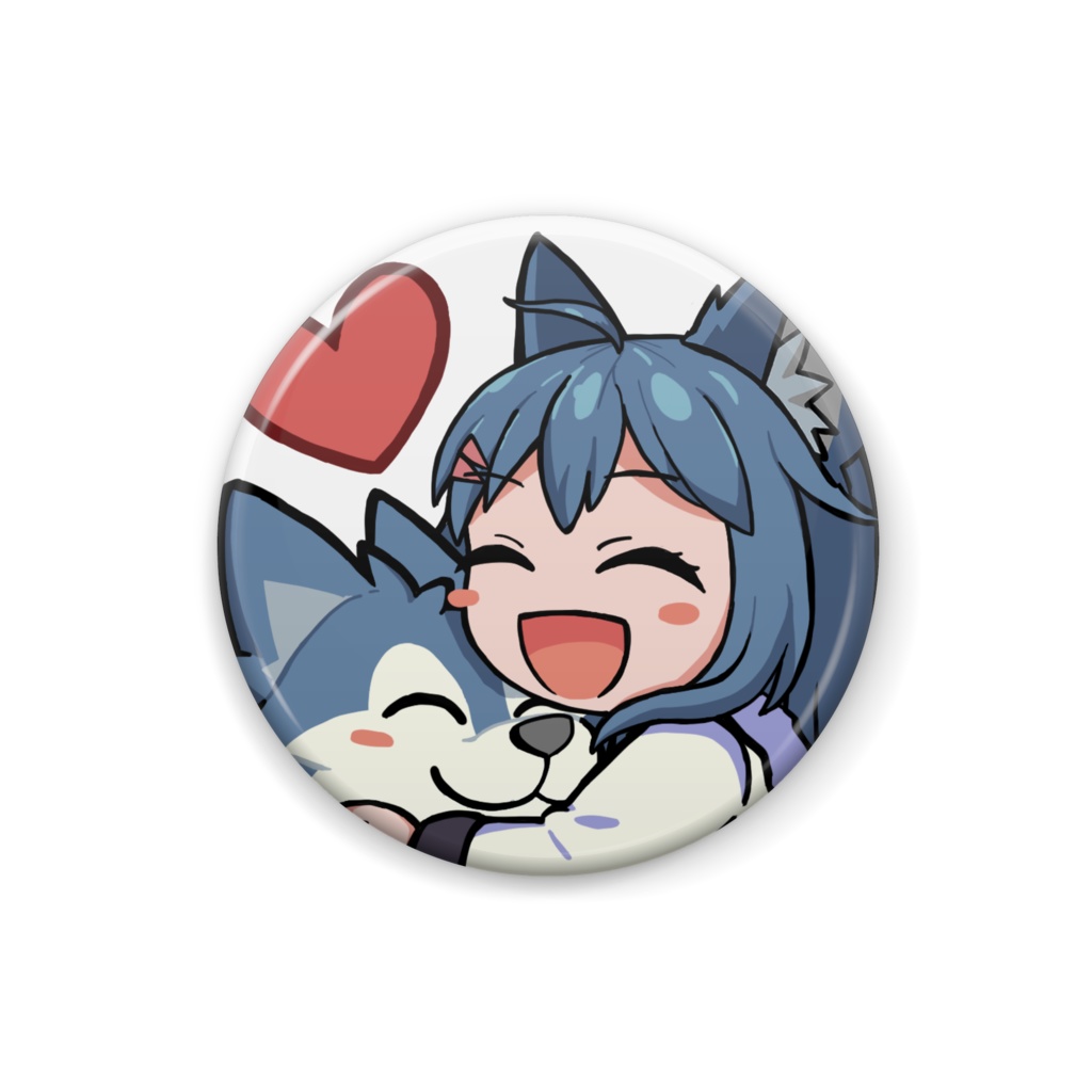 サキトちゃんサキトくんハグ缶バッジ